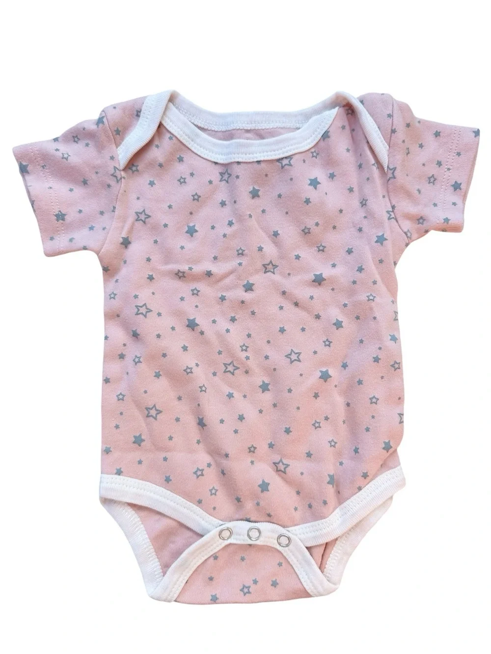 Short sleeve onesie bodysuit lot (various brands) size 0-3 months Disney, stars